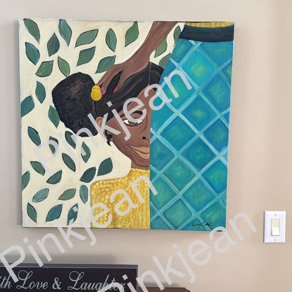 Shy Like Me  30”x30”. - Picture 3 of 3